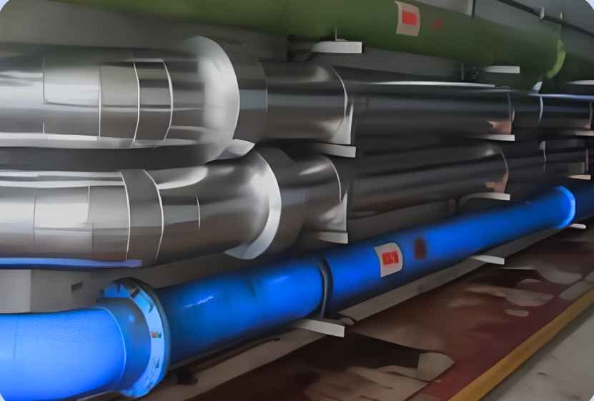 Instalasi pipa pendingin Power House