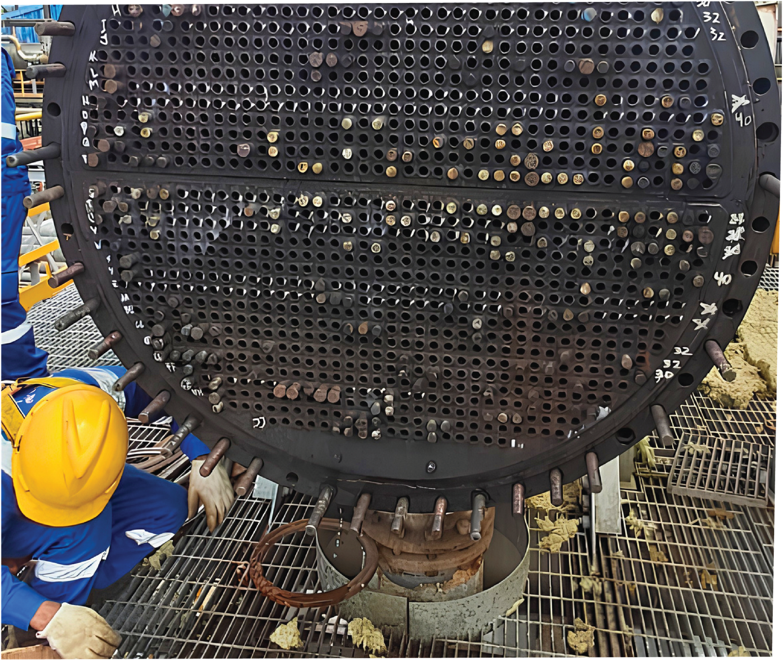 cleaning & retubing Shell & Tube